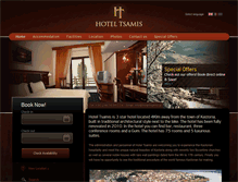 Tablet Screenshot of hoteltsamis.gr